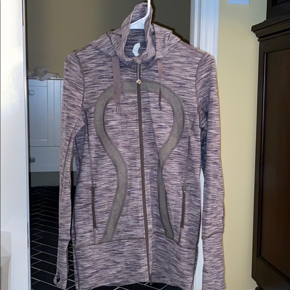 Lululemon Stride Jacket with Hood. WREN SPACE DYE!